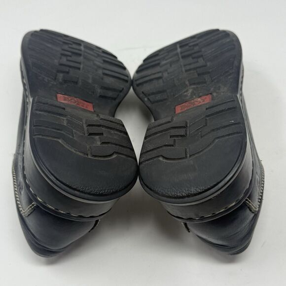 Born Mayflower Loafer Womens 7.5 Black Leather Slip On Casual Comfort Shoes - Picture 16 of 16